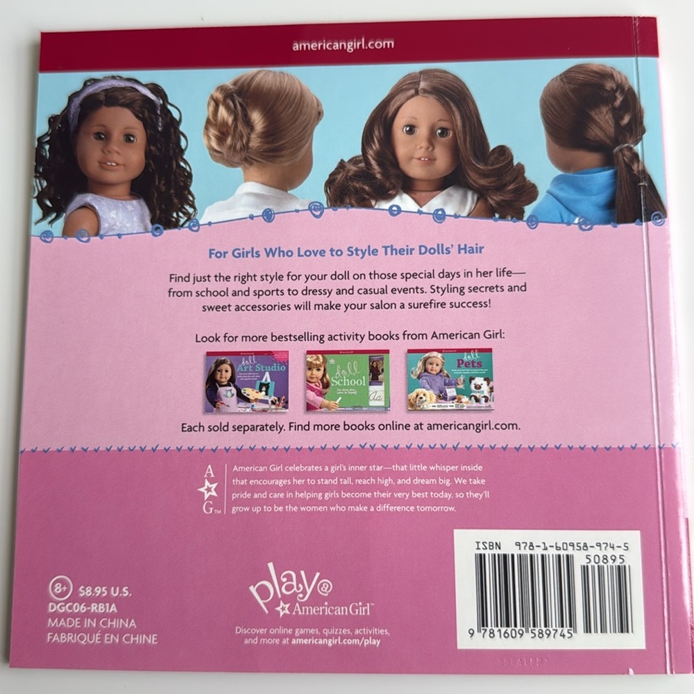 American Girl Doll Hair Salon and Drama Books Set - Picture 2 of 6